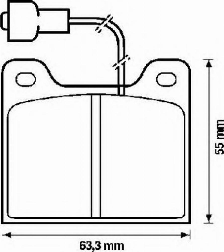 BENDIX 571253B - Kit de plaquettes de frein, frein à disque cwaw.fr