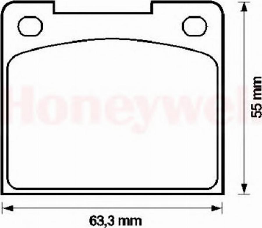 BENDIX 571204B - Kit de plaquettes de frein, frein à disque cwaw.fr