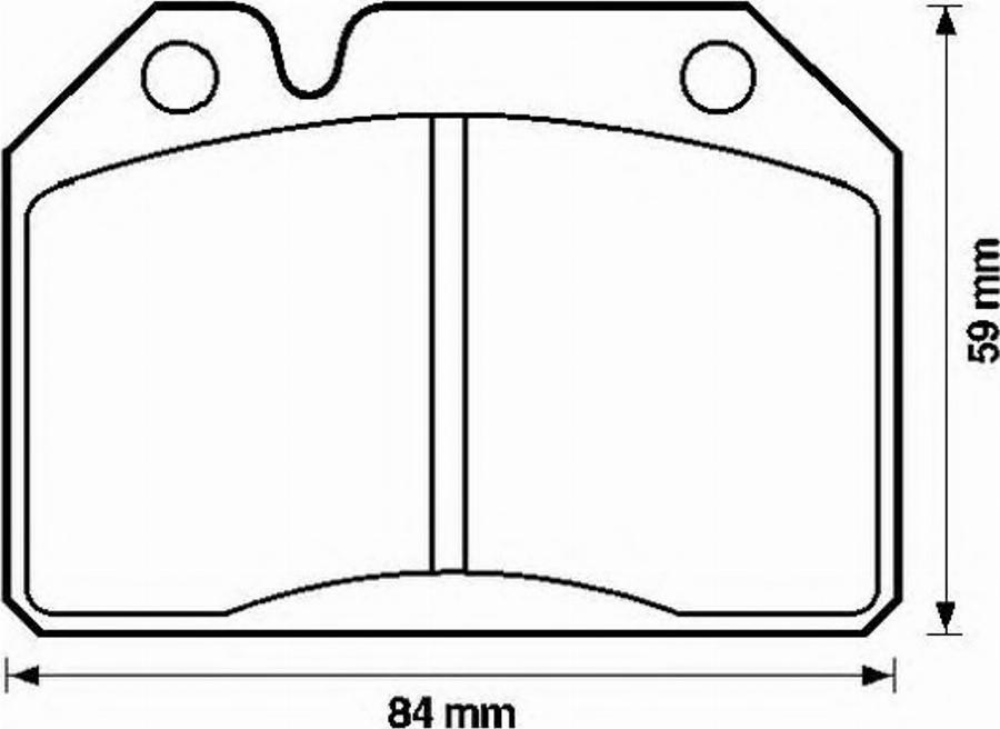 BENDIX 571203B - Kit de plaquettes de frein, frein à disque cwaw.fr