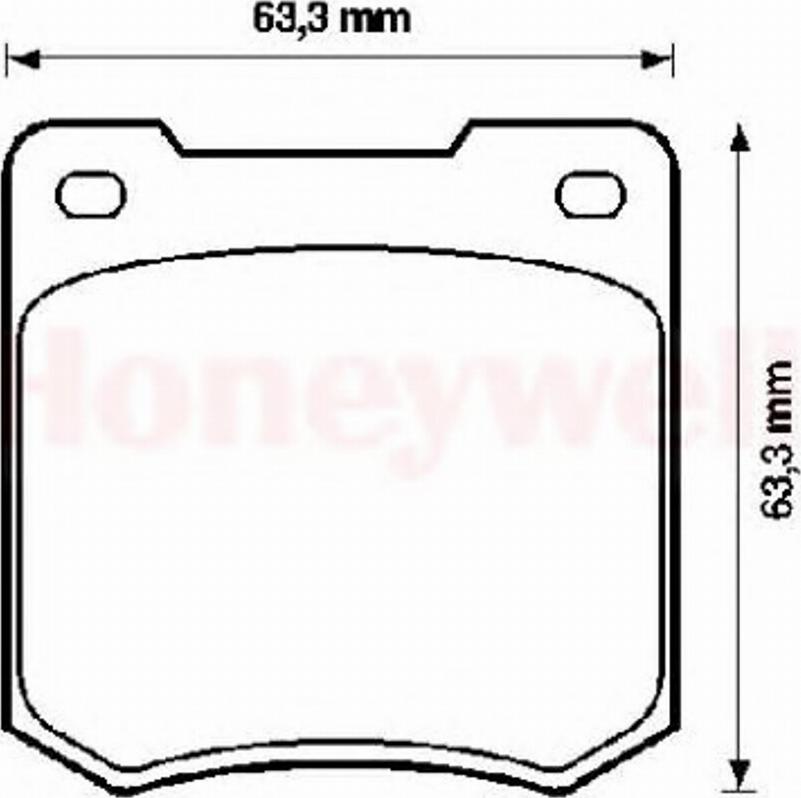 BENDIX 571211B - Kit de plaquettes de frein, frein à disque cwaw.fr