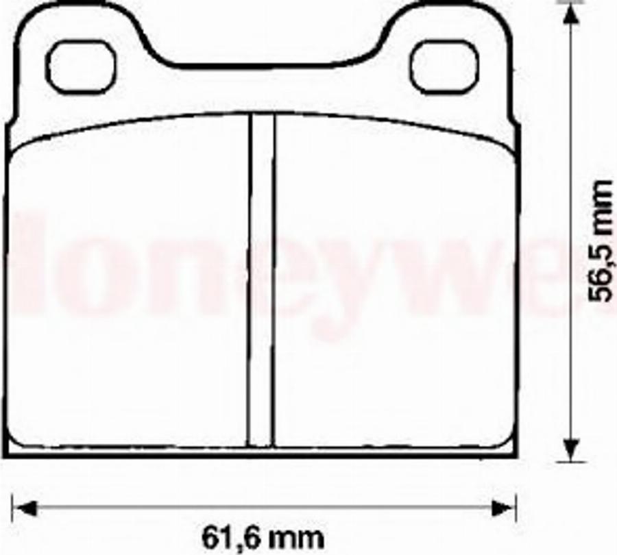 BENDIX 571213B - Kit de plaquettes de frein, frein à disque cwaw.fr