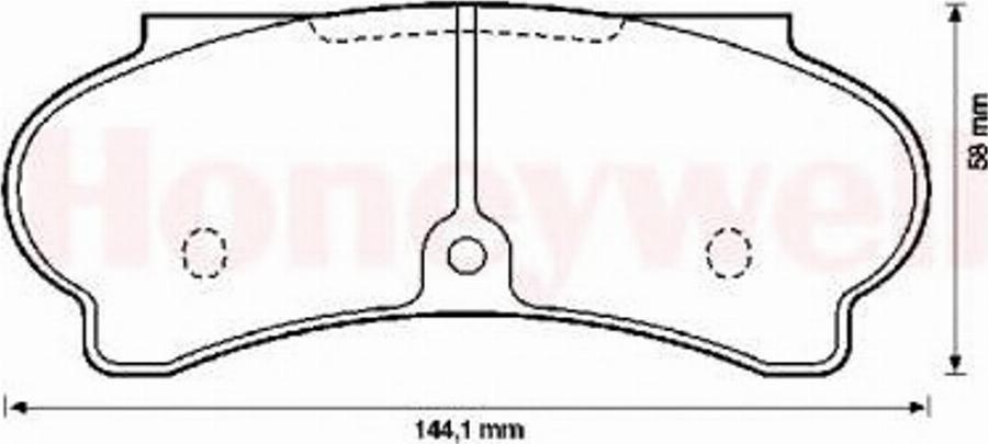 BENDIX 571217B - Kit de plaquettes de frein, frein à disque cwaw.fr