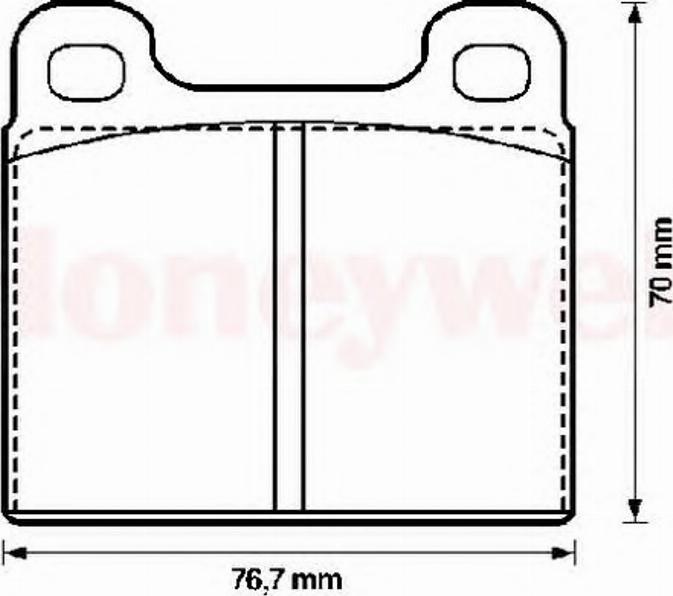 BENDIX 571236B - Kit de plaquettes de frein, frein à disque cwaw.fr