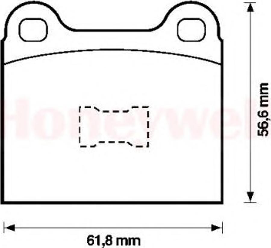 BENDIX 571232B - Kit de plaquettes de frein, frein à disque cwaw.fr