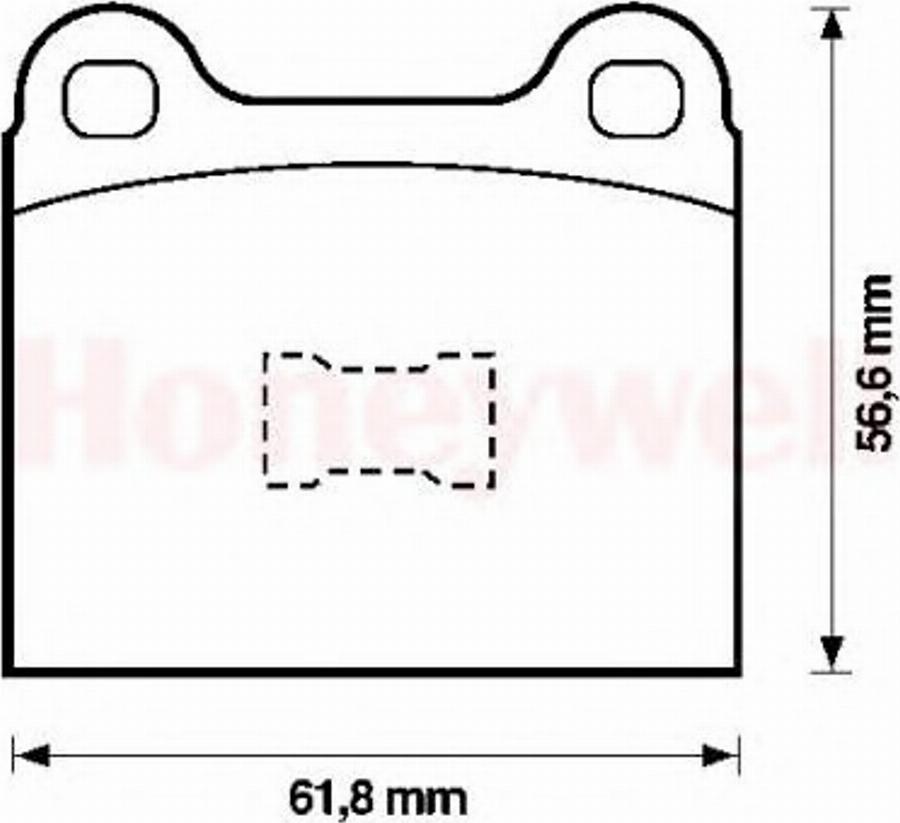 BENDIX 571221B - Kit de plaquettes de frein, frein à disque cwaw.fr