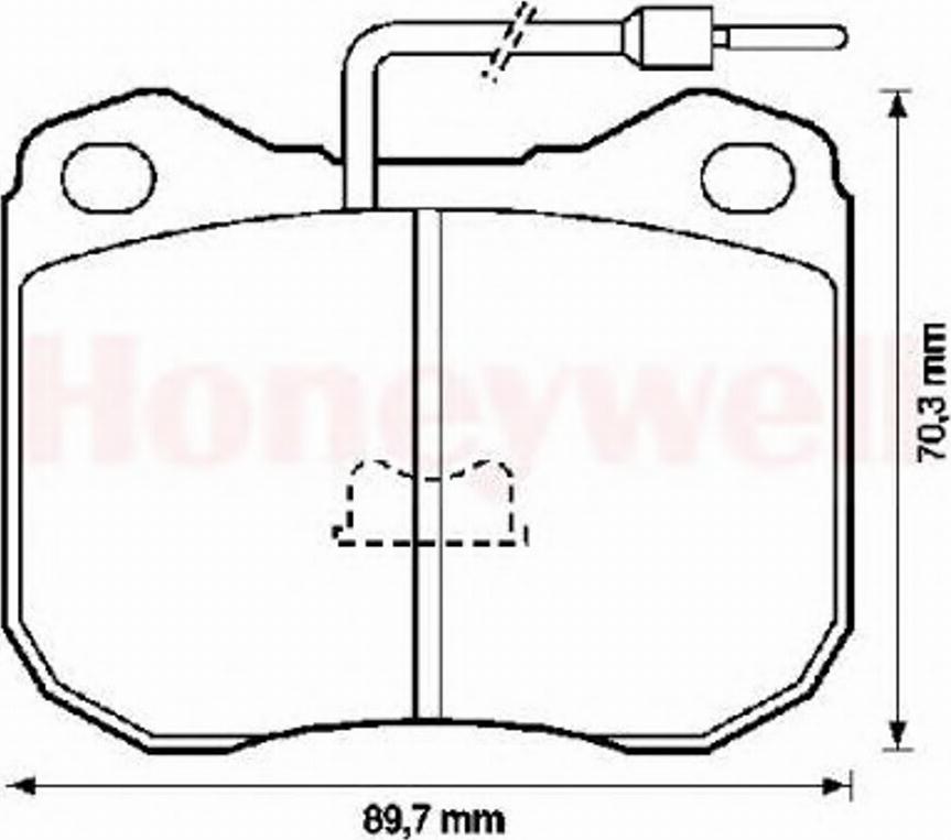 BENDIX 571228X - Kit de plaquettes de frein, frein à disque cwaw.fr