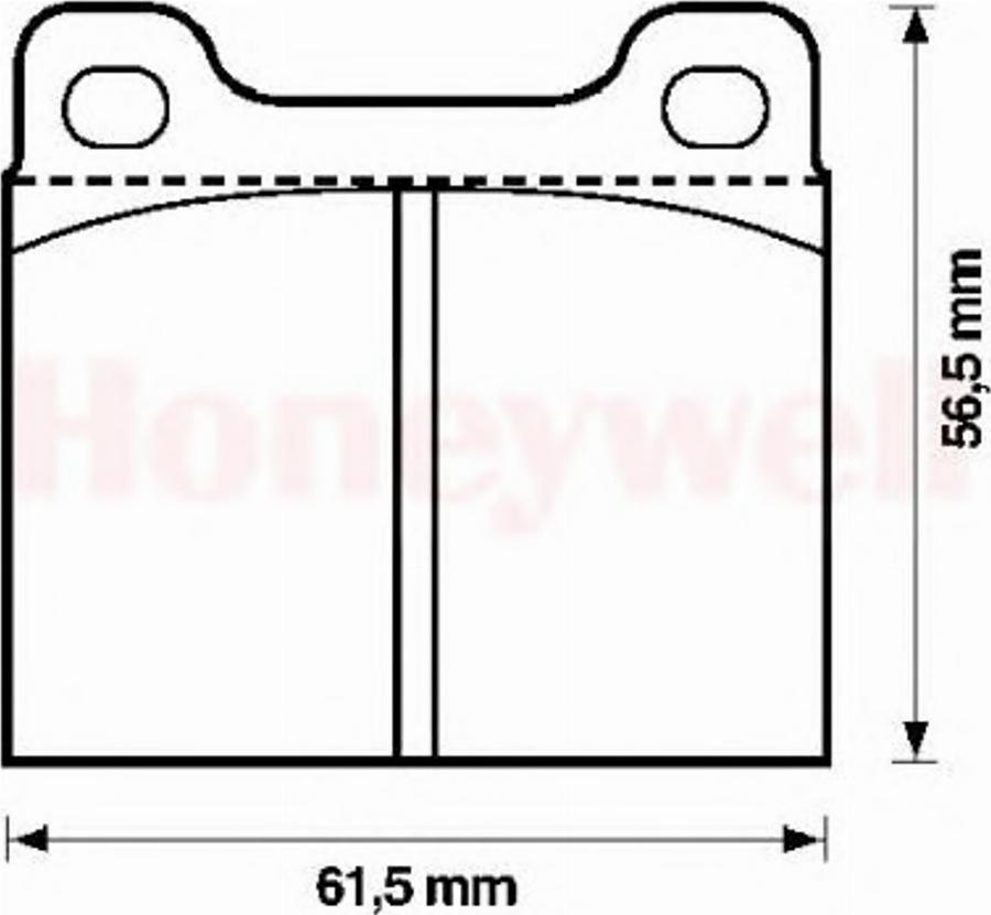 BENDIX 571279B - Kit de plaquettes de frein, frein à disque cwaw.fr