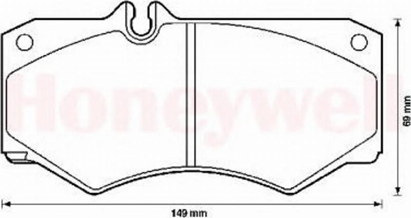 BENDIX 571272B - Kit de plaquettes de frein, frein à disque cwaw.fr