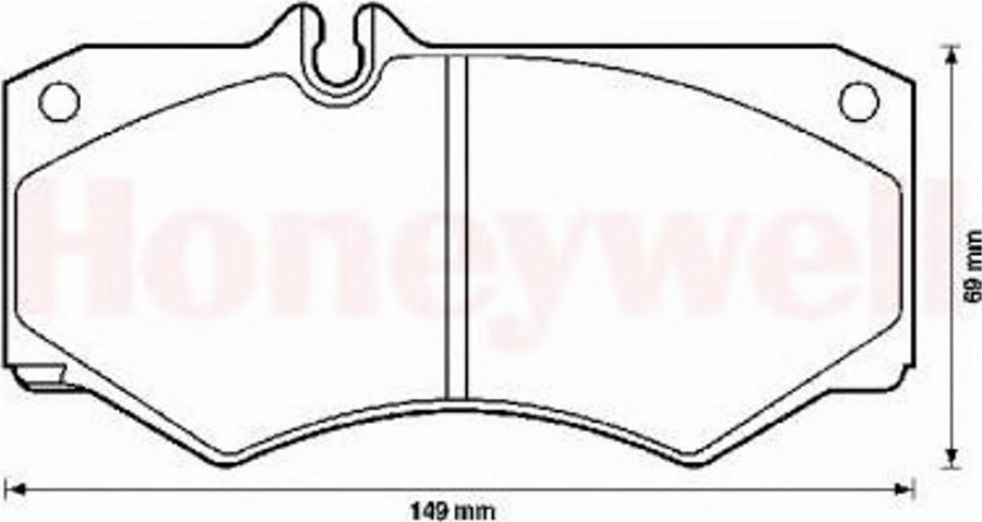 BENDIX 571272X - Kit de plaquettes de frein, frein à disque cwaw.fr