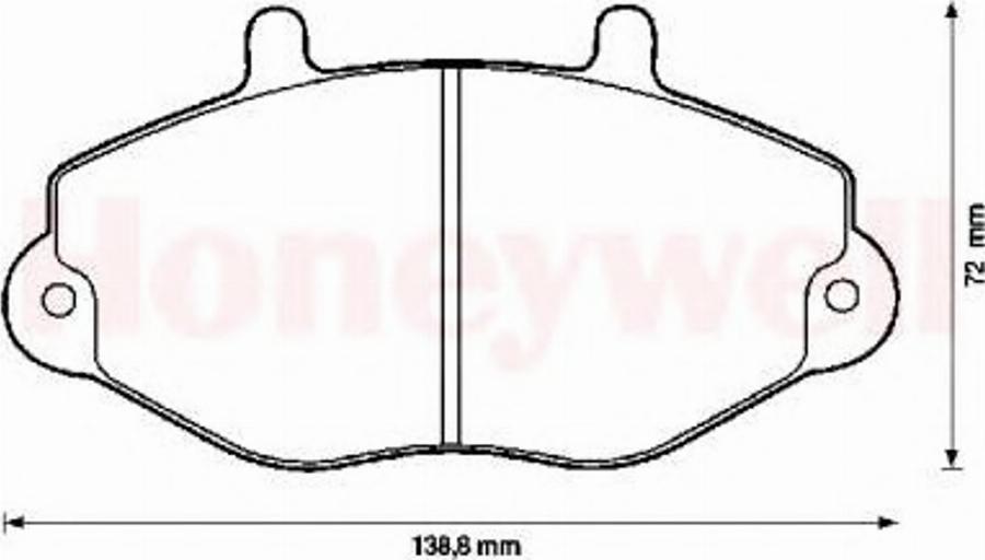 BENDIX 571746B - Kit de plaquettes de frein, frein à disque cwaw.fr