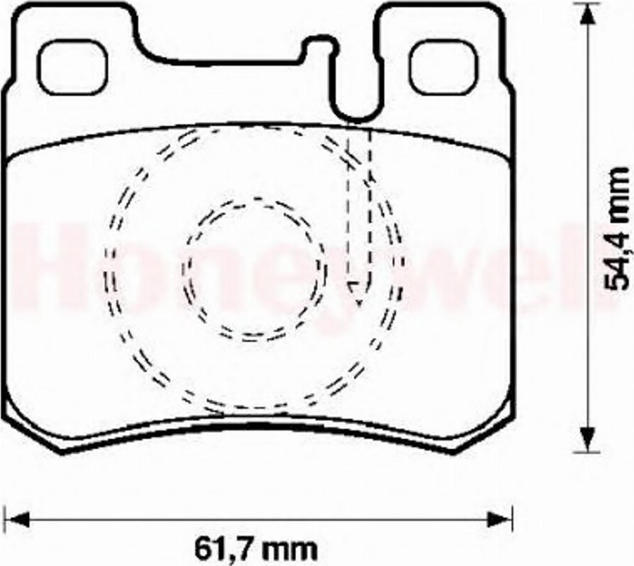 BENDIX 571753X - Kit de plaquettes de frein, frein à disque cwaw.fr