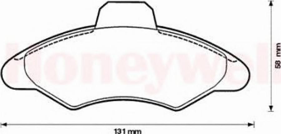 BENDIX 571726X - Kit de plaquettes de frein, frein à disque cwaw.fr