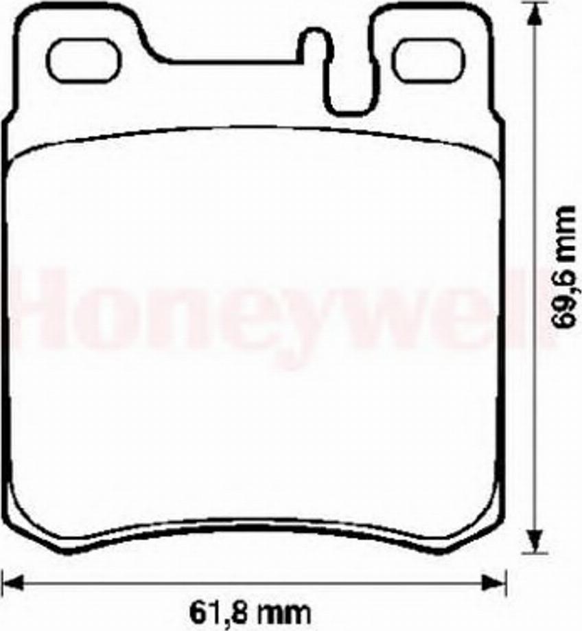 BENDIX 571722B - Kit de plaquettes de frein, frein à disque cwaw.fr