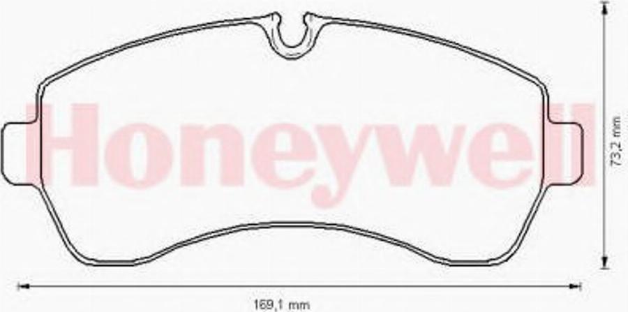 BENDIX 573509B - Kit de plaquettes de frein, frein à disque cwaw.fr