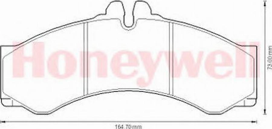 BENDIX 573504B - Kit de plaquettes de frein, frein à disque cwaw.fr