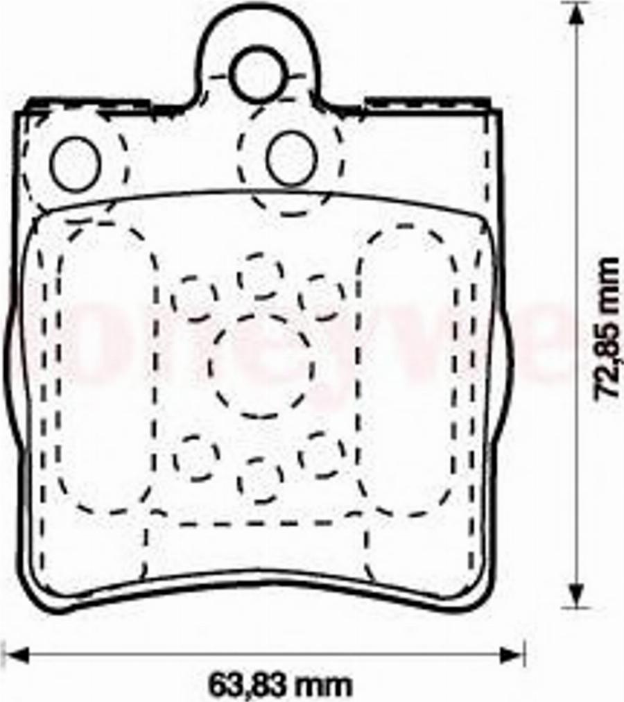 BENDIX 573093 B - Kit de plaquettes de frein, frein à disque cwaw.fr