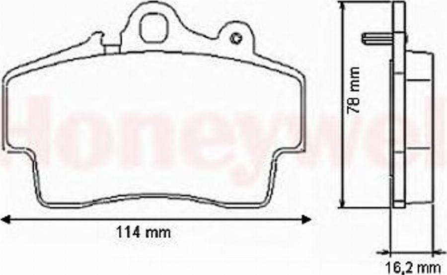 BENDIX 573043 B - Kit de plaquettes de frein, frein à disque cwaw.fr