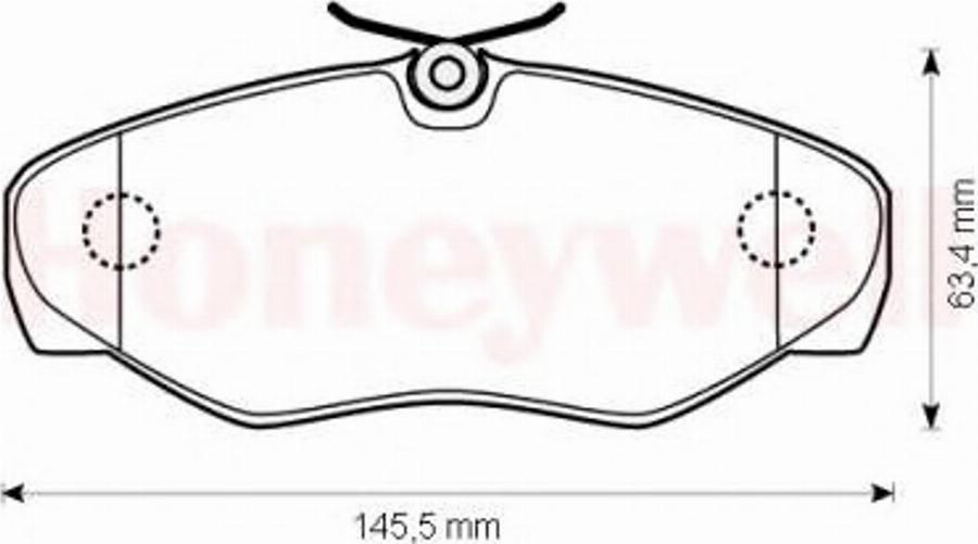 BENDIX 573058B - Kit de plaquettes de frein, frein à disque cwaw.fr