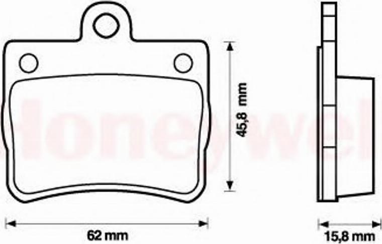 BENDIX 573053B - Kit de plaquettes de frein, frein à disque cwaw.fr