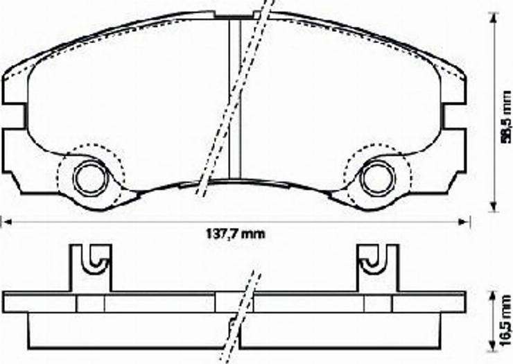 BENDIX 573066B - Kit de plaquettes de frein, frein à disque cwaw.fr