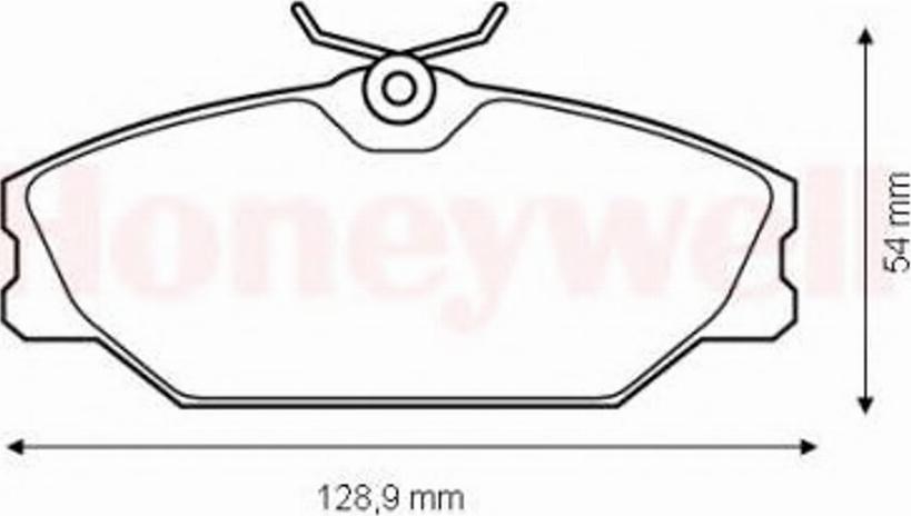 BENDIX 573008 B - Kit de plaquettes de frein, frein à disque cwaw.fr