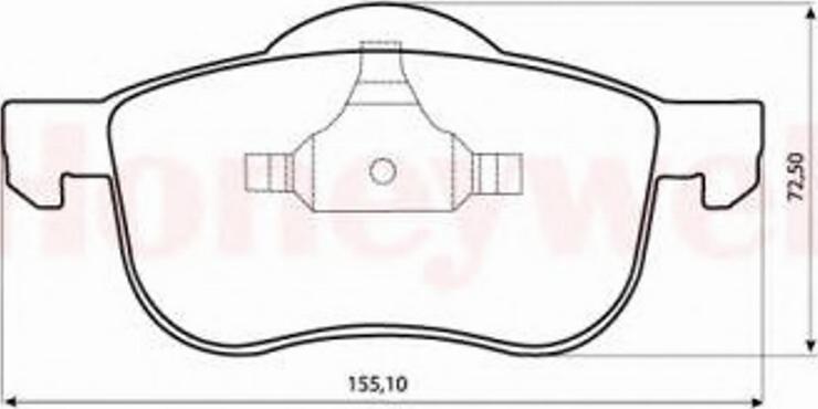 BENDIX 573003 B - Kit de plaquettes de frein, frein à disque cwaw.fr