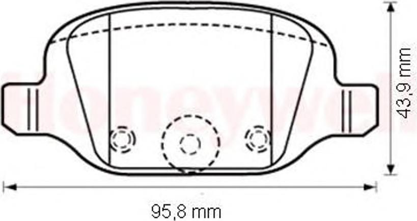 BENDIX 573019B - Kit de plaquettes de frein, frein à disque cwaw.fr