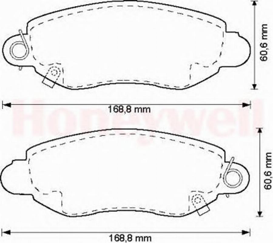 BENDIX 573015B - Kit de plaquettes de frein, frein à disque cwaw.fr