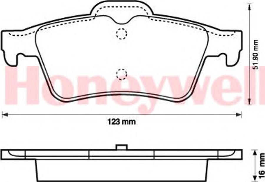 BENDIX 573018B - Kit de plaquettes de frein, frein à disque cwaw.fr