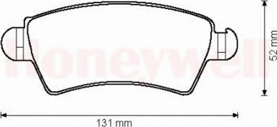 BENDIX 573036B - Kit de plaquettes de frein, frein à disque cwaw.fr