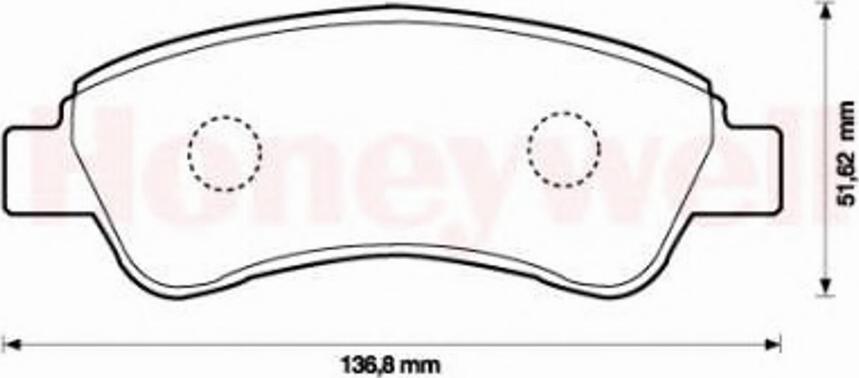 BENDIX 573030 B - Kit de plaquettes de frein, frein à disque cwaw.fr