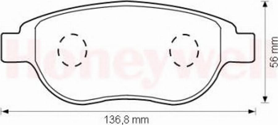 BENDIX 573031B - Kit de plaquettes de frein, frein à disque cwaw.fr