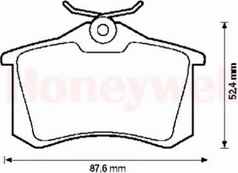 BENDIX 573032B - Kit de plaquettes de frein, frein à disque cwaw.fr