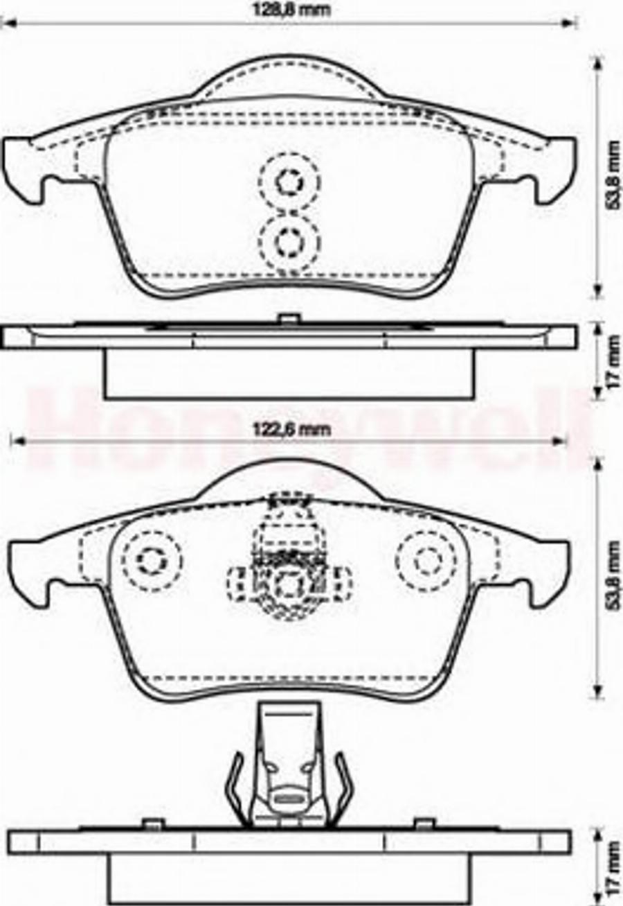 BENDIX 573021 B - Kit de plaquettes de frein, frein à disque cwaw.fr