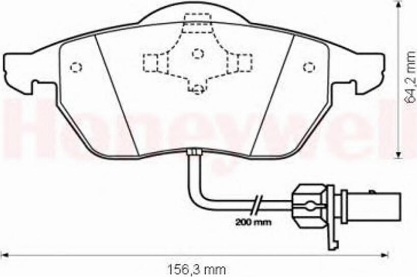 BENDIX 573022 B - Kit de plaquettes de frein, frein à disque cwaw.fr