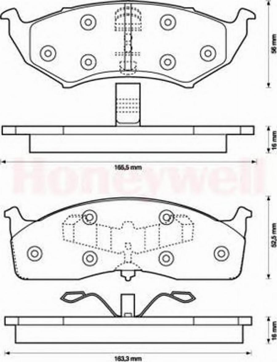 BENDIX 573071 B - Kit de plaquettes de frein, frein à disque cwaw.fr