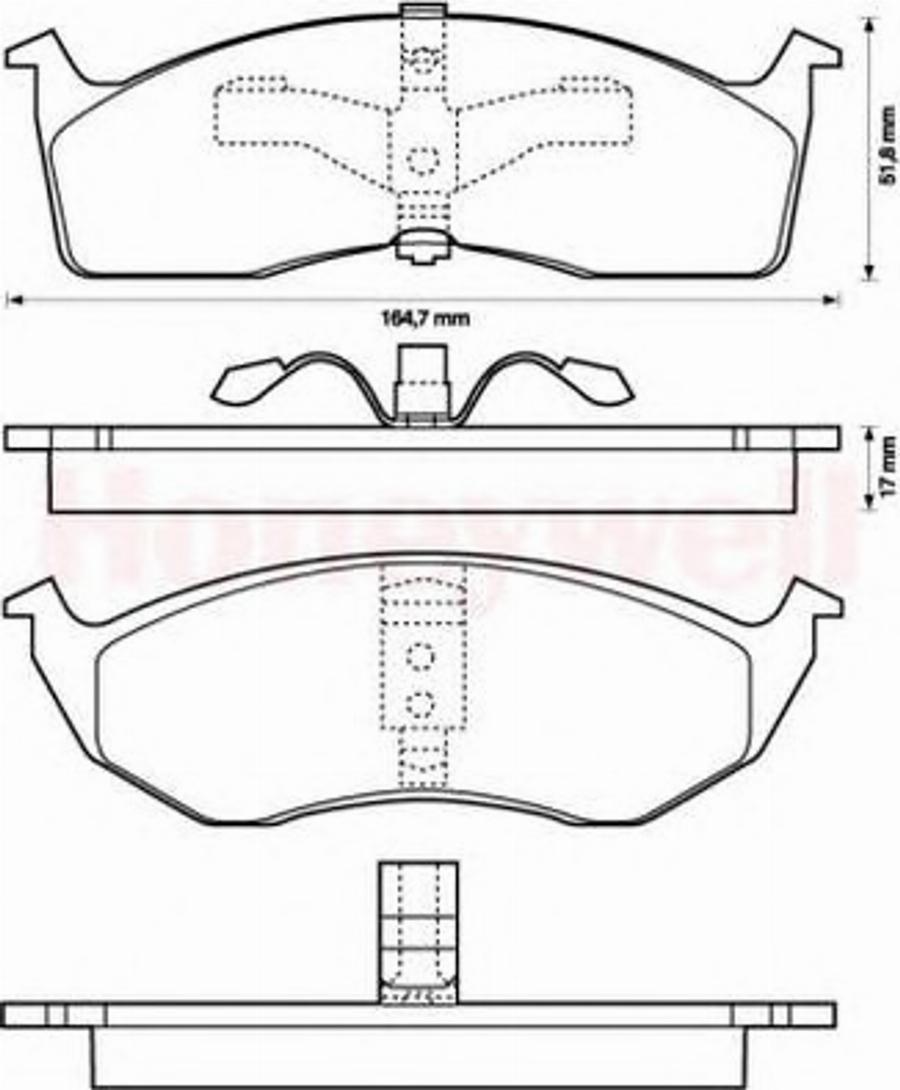 BENDIX 573072B - Kit de plaquettes de frein, frein à disque cwaw.fr