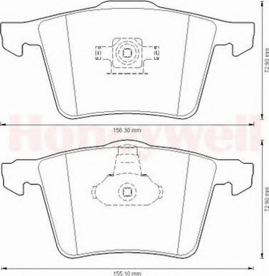 BENDIX 573199B - Kit de plaquettes de frein, frein à disque cwaw.fr