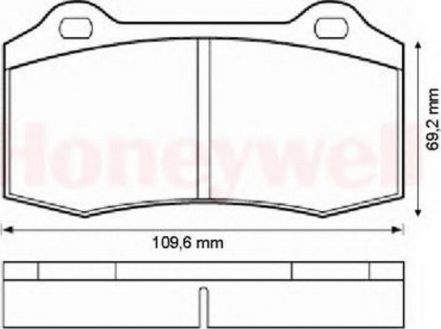 BENDIX 573149B - Kit de plaquettes de frein, frein à disque cwaw.fr