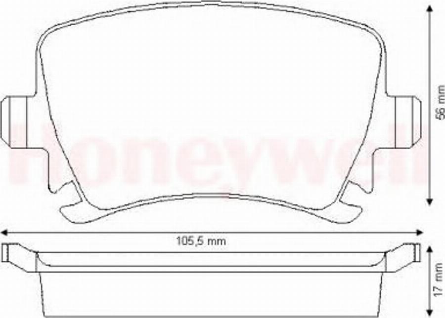 BENDIX 573158B - Kit de plaquettes de frein, frein à disque cwaw.fr