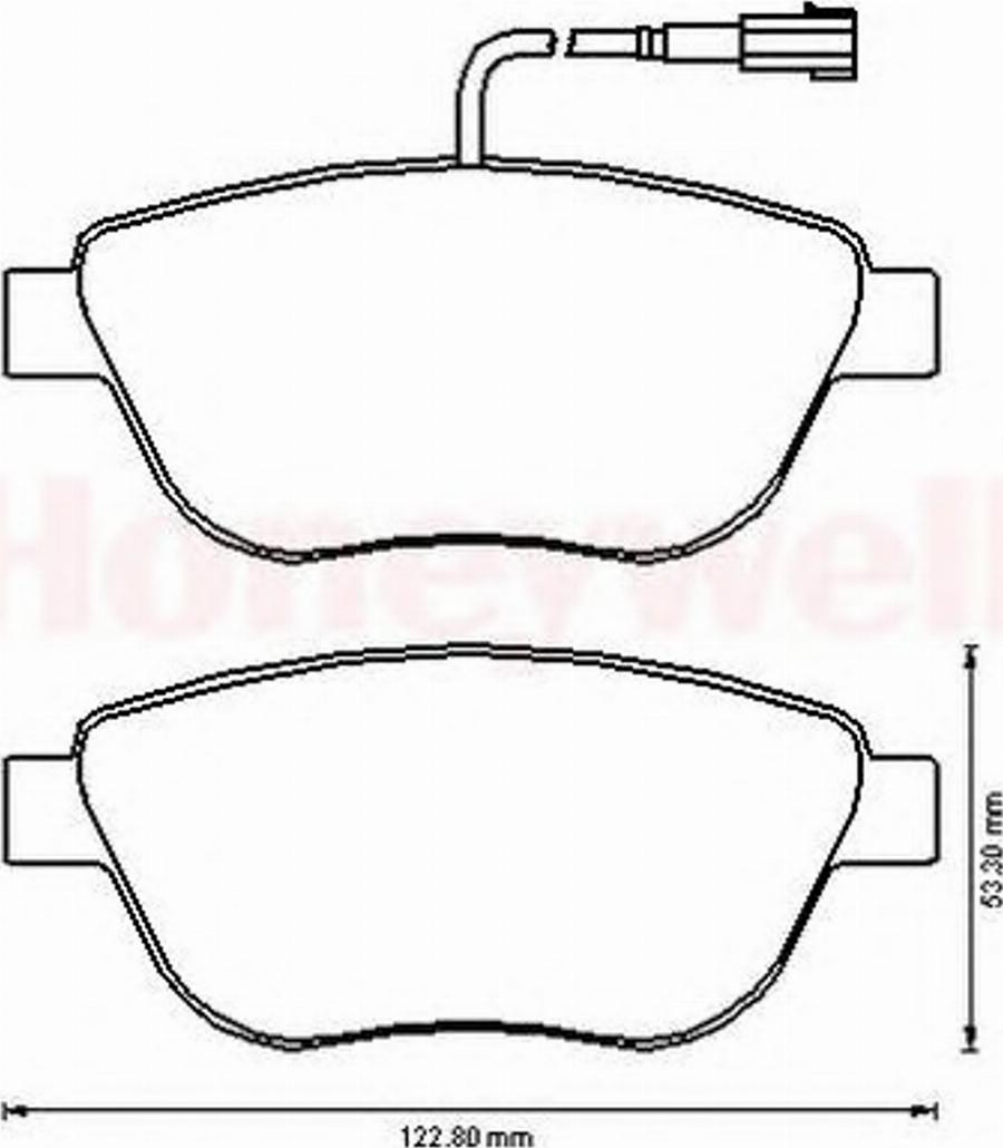 BENDIX 573164B - Kit de plaquettes de frein, frein à disque cwaw.fr