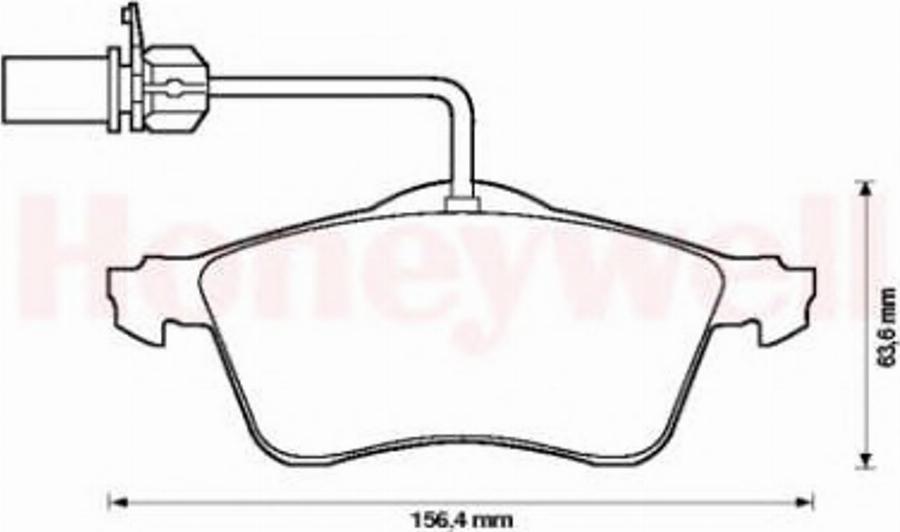 BENDIX 573106B - Kit de plaquettes de frein, frein à disque cwaw.fr