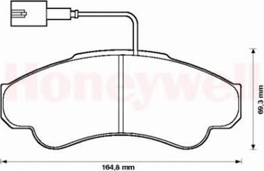 BENDIX 573114B - Kit de plaquettes de frein, frein à disque cwaw.fr