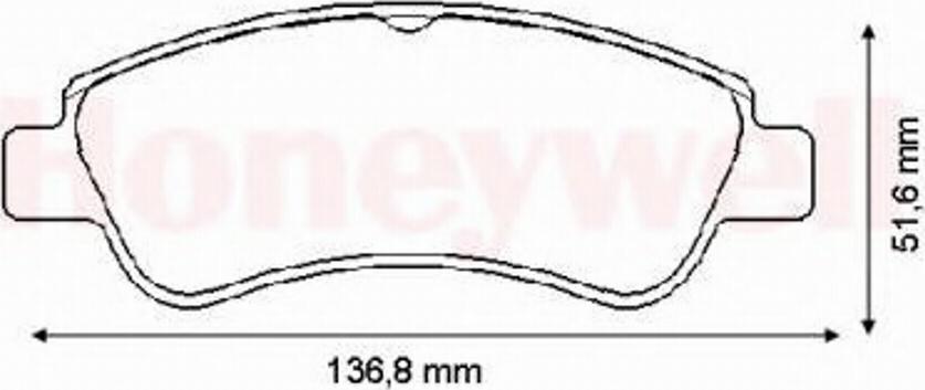 BENDIX 573183B - Kit de plaquettes de frein, frein à disque cwaw.fr