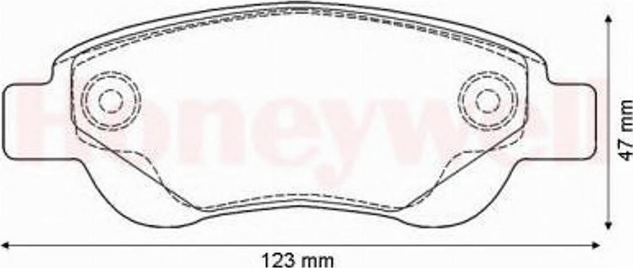 BENDIX 573135B - Kit de plaquettes de frein, frein à disque cwaw.fr