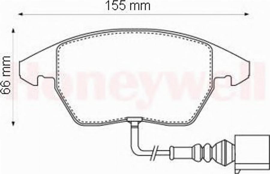 BENDIX 573128 B - Kit de plaquettes de frein, frein à disque cwaw.fr