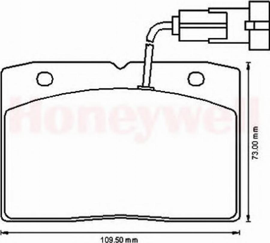 BENDIX 573174B - Kit de plaquettes de frein, frein à disque cwaw.fr