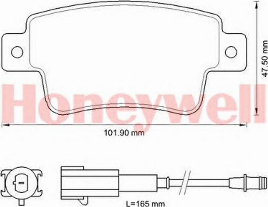 BENDIX 573345B - Kit de plaquettes de frein, frein à disque cwaw.fr