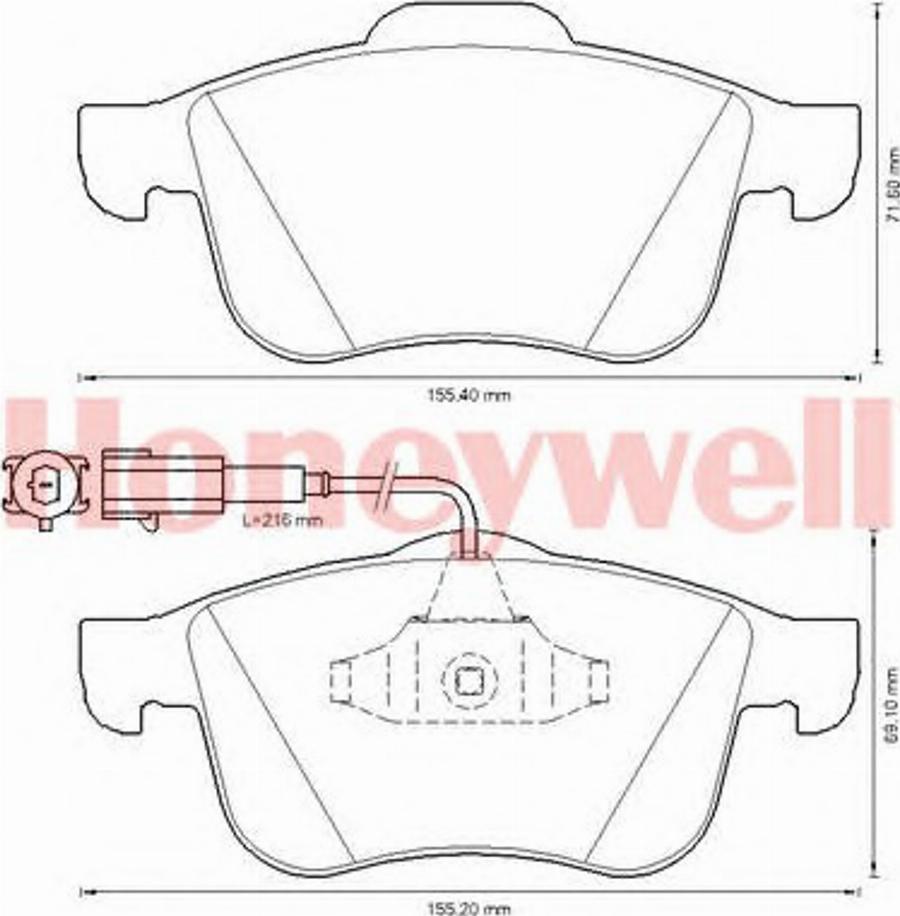 BENDIX 573350B - Kit de plaquettes de frein, frein à disque cwaw.fr