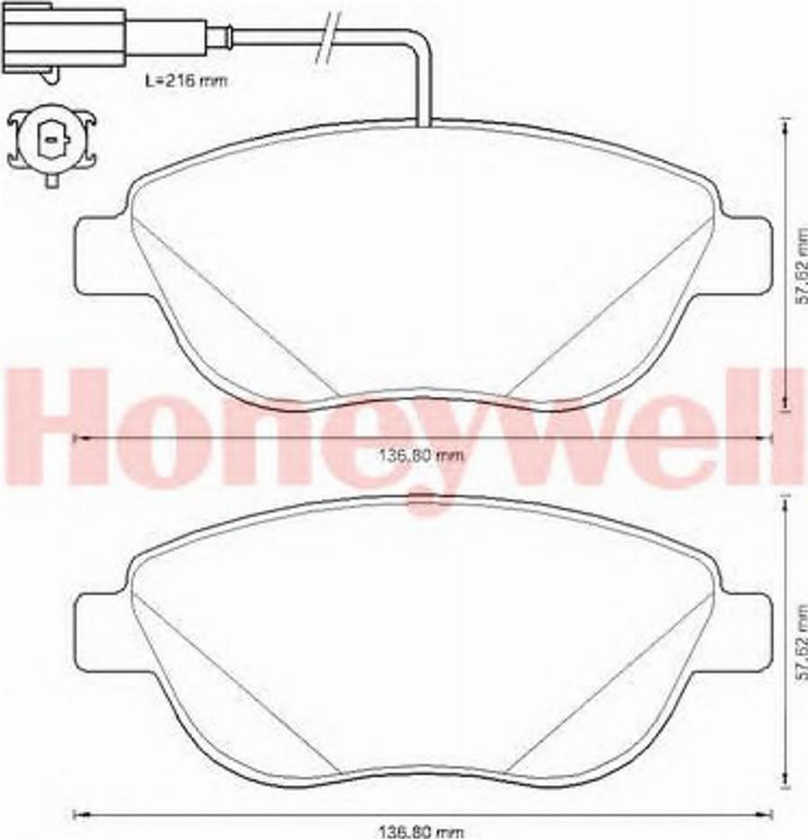 BENDIX 573306B - Kit de plaquettes de frein, frein à disque cwaw.fr